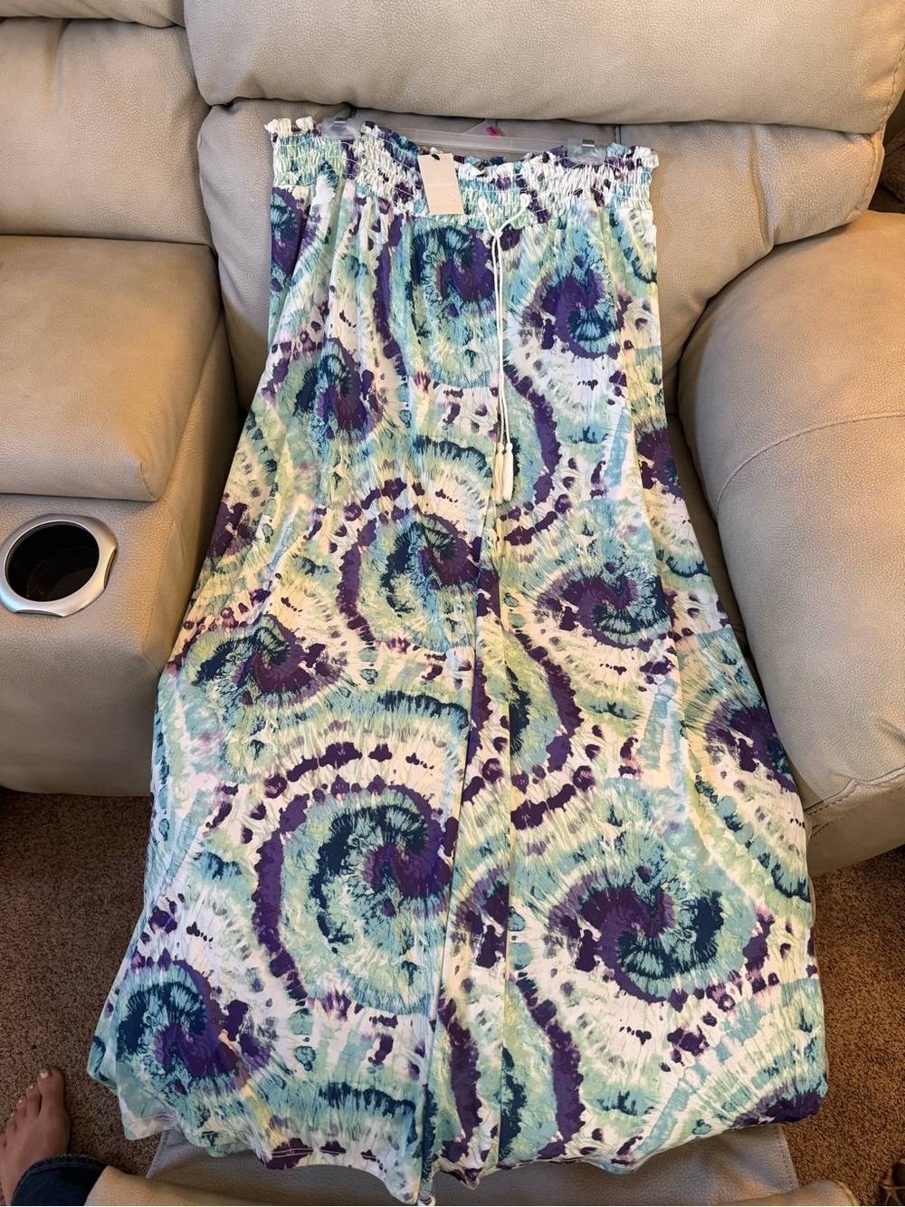 Hippy pants. Wide leg